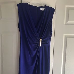 Calvin Klein royal blue dress